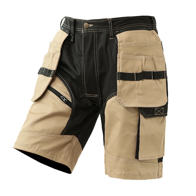 Work Shorts for Men Workwear with Multi Functional Pockets Work Shorts Men Heavy Duty 2