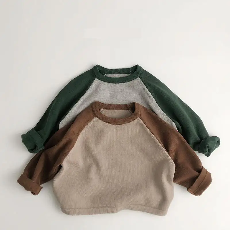 2025 Spring New Children Sweater Boys Long Sleeve Loose Knitwear Girls Vintage Knitted Pullover Kids Casual Tops Toddler Clothes 2 2025 Spring New Children Sweater Boys Long Sleeve Loose Knitwear Girls Vintage Knitted Pullover Kids Casual Tops Toddler Clothes - Image 2