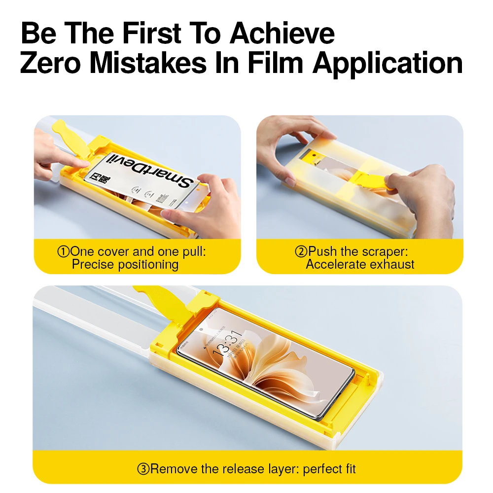 Enhanced Screen Protector with Full Glue Microcrystalline Soft Film