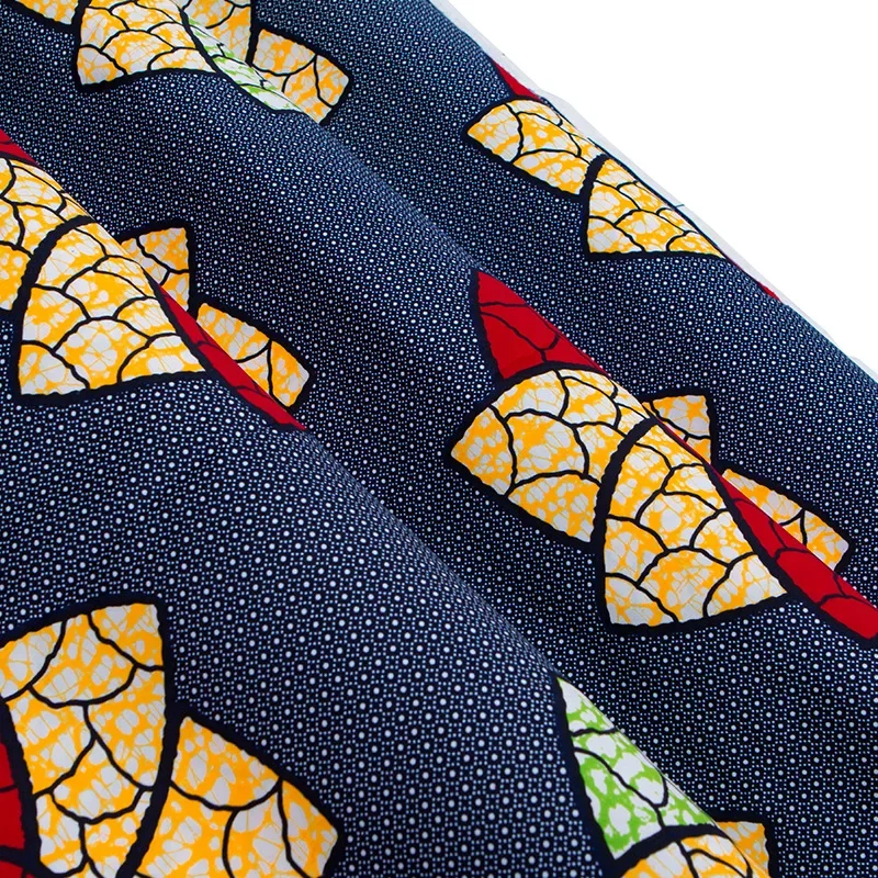 New Ankara Wax Print Fabric Nigerian Style Pagne Sewing Guaranteed Veritable African Real Wax Fabric For Party Dress