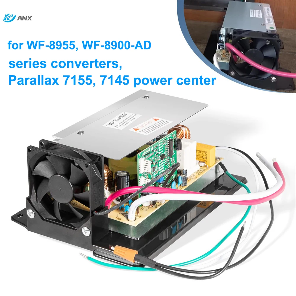 

WF-8955-AD-MBA RV Power Converter Main Board Assembly for Parallax 7155, 7145 Power Center 105-130 VAC, RV Trailer Camper 950 W