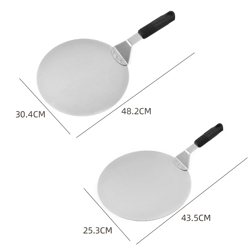 Pizza Shovel Spatula Pastry Paddle Pizza Peel Pizza Bakeware Foldable Plastic Handle Non-Stick Kitchen Baking Tools Accessories