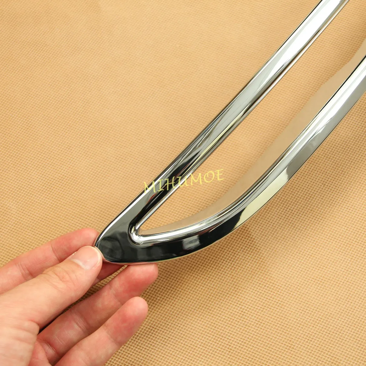 For Mazda CX30 CX-30 2020 2021 2022 Chrome Car Rear Bumper Reflector Fog Lights Cover Lamps Trim