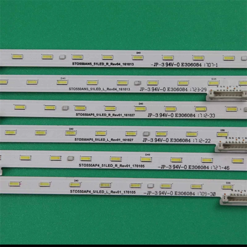 2PCS Kits LED TV's Illumination Bar For SONY KD-55XE8000E 55XE8096 55XE8396 55XE8505 55XE8577 55XE8596 55XF7002 Backlight Strips