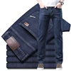 WthinLEE Men's Work Jeans Business Casual Stretch Denim Pants Classic Fashion Embroidery Straight Trousers Male Brand Clothes 3