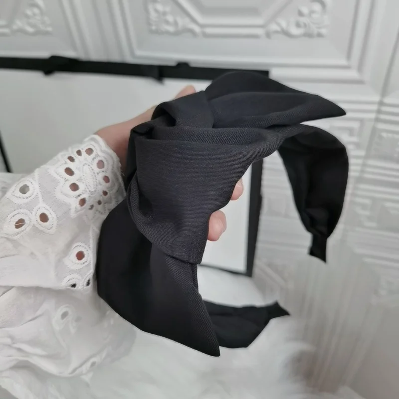 Vintage Wide-Brimmed Bow Hair Accessory Set