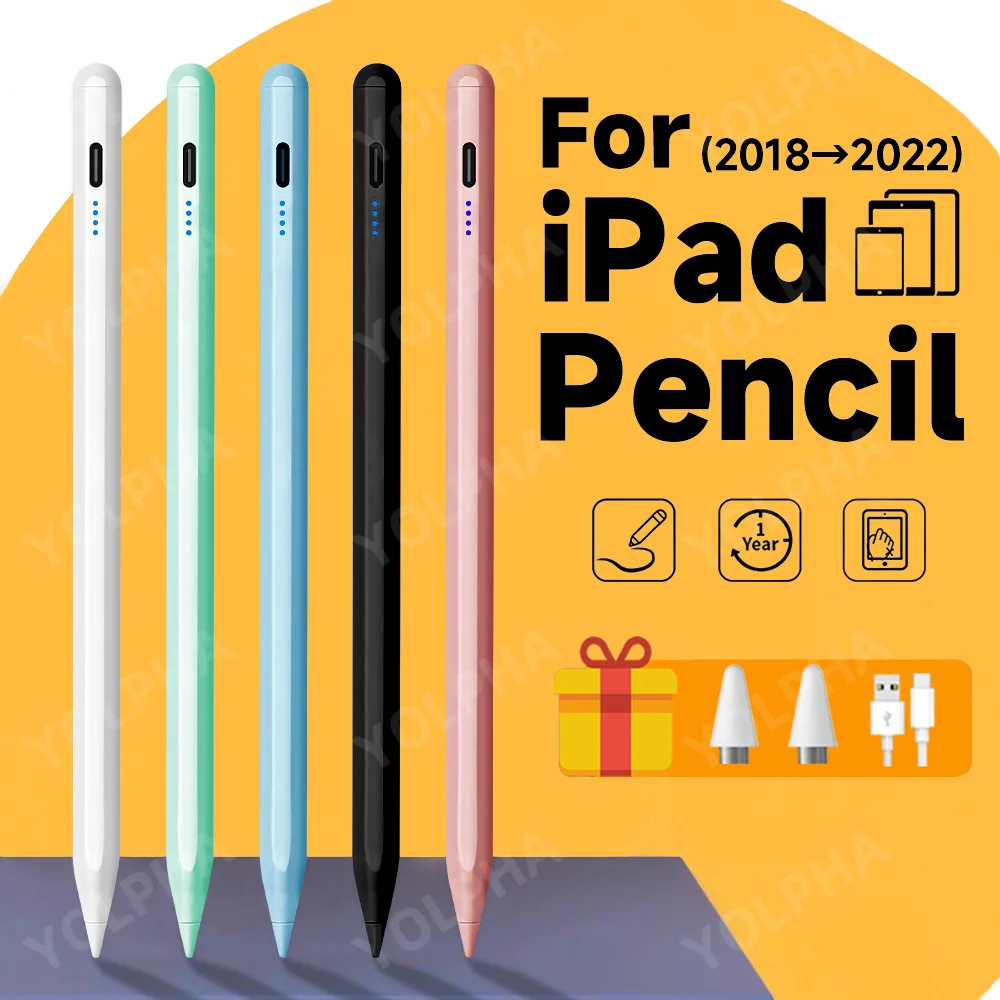 Penna Stilo Per Apple Ipad Touch Pen Per Ipad 2023 2022 2021 2019 2018 Air 5 Mini Pro Touch Screen Matita Per Accessori Ipad