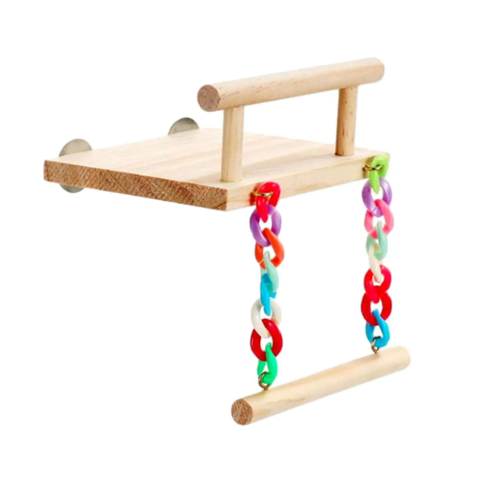 Wooden Parrot Perch Toy Platform Parrot Playstand Play and Rest Practical for Budgie Cockatoos Cockatiel Hummingbird Macaw