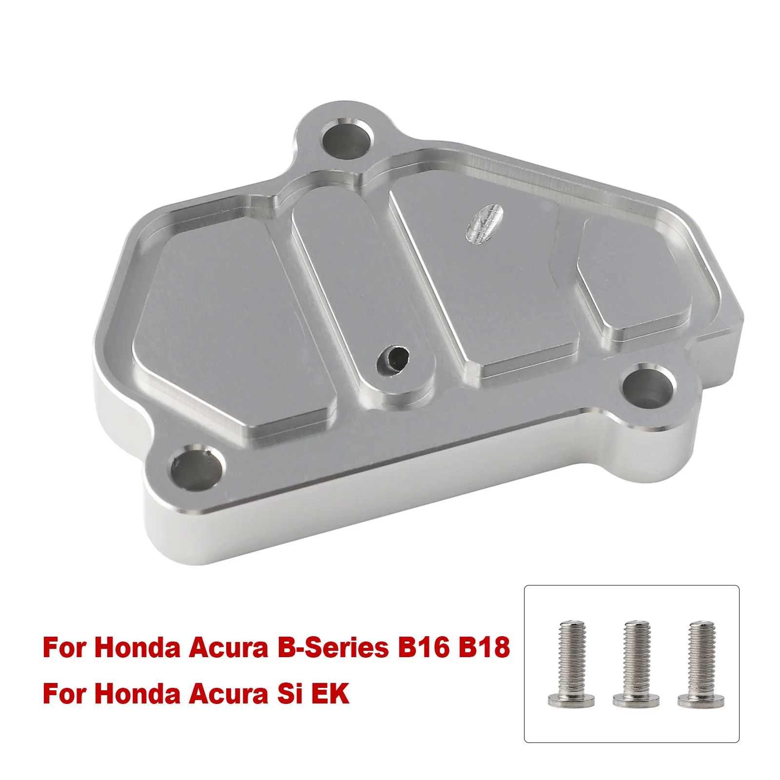

New Solenoid Block Plate Aluminium Alloy Silver Fit For Honda Acura B-Series B16 B18 Si EK