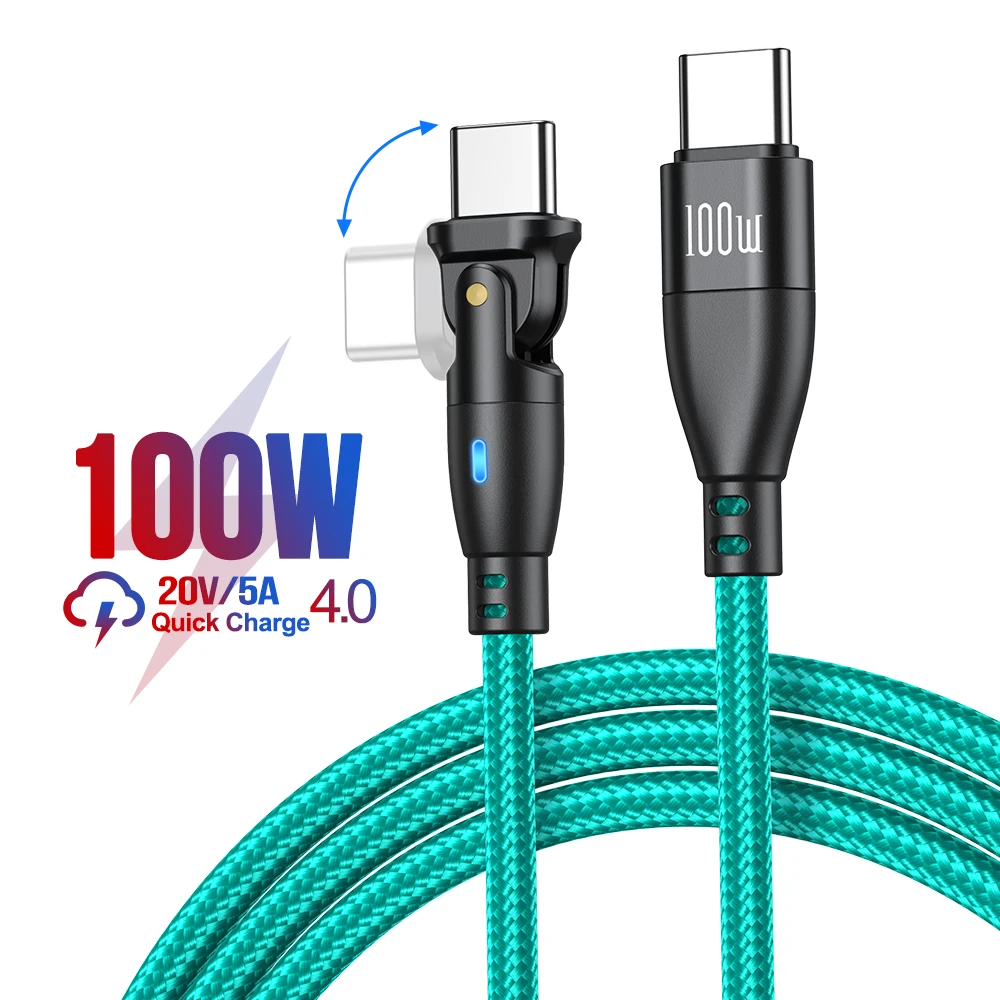 100W USB-C to Type-C Fast Charging Cable, 3M Length