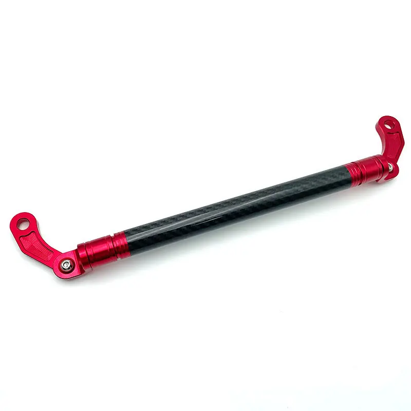 Barre De Guidon Moto Universelle En Alliage Aluminium - Barre Transversale D'équilibre, Longueur Ajustable (noir/rouge/bleu...)