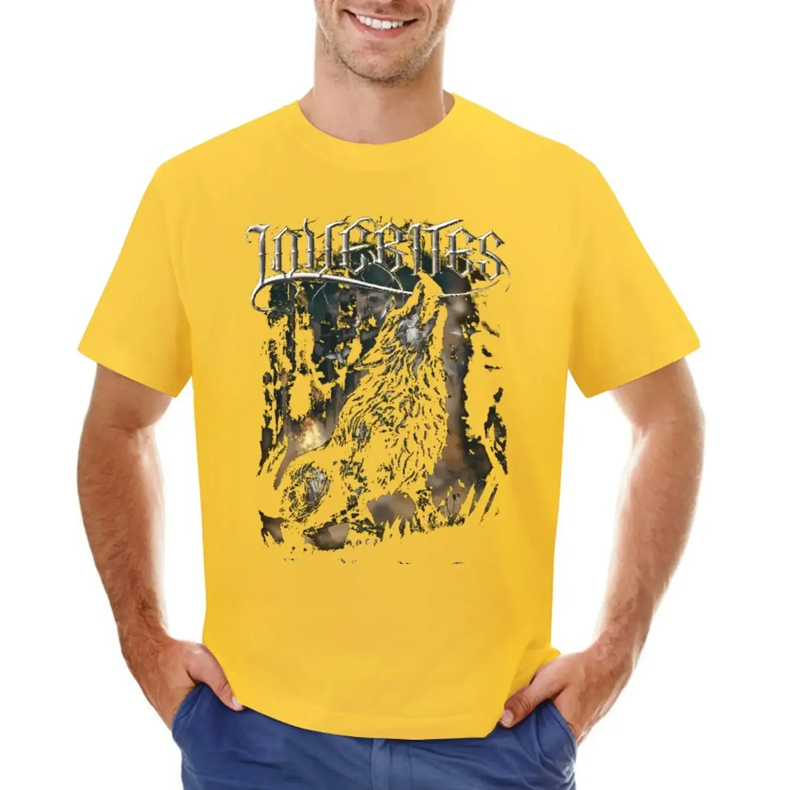 LOVEBITES BAND T-shirt Short sleeve tee anime mens graphic t