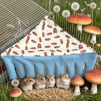 Washable Carrot Pattern Pet Hideaway 1