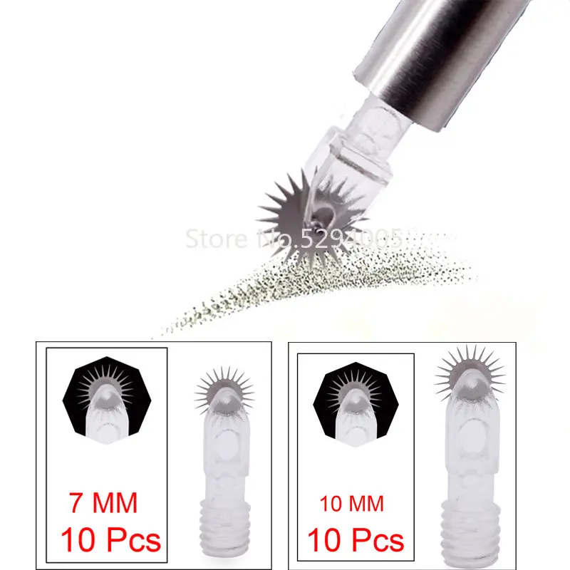 

10pcs Tattoo Set Tattoo Pen Roller Eyebrow Needles Tattoo Needle Permanent Microblading Tattoo Piercing Pen Makeup Tools