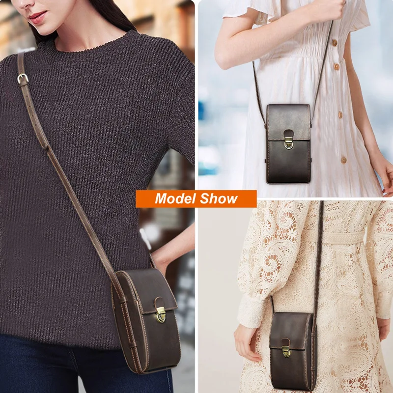 New British Style Top Layer Cowhide Crazy Horse Cowhide Fashion Insert Lock Summer Trendy Women Shoulder Bags Female Top-handles