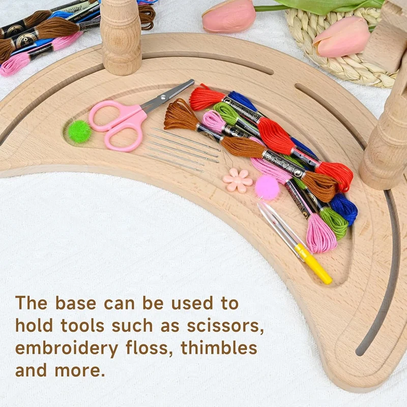 Good-Embroidery Hoop Stand Adjustable-360&deg;Rotated Embroidery Frame Stand, Embroidery Stands For Hand Work Art Craft