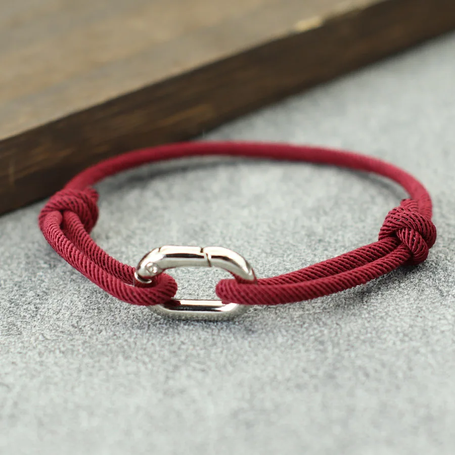 Men Handmade Rope Bracelet Adjustable 3mm String LGBT