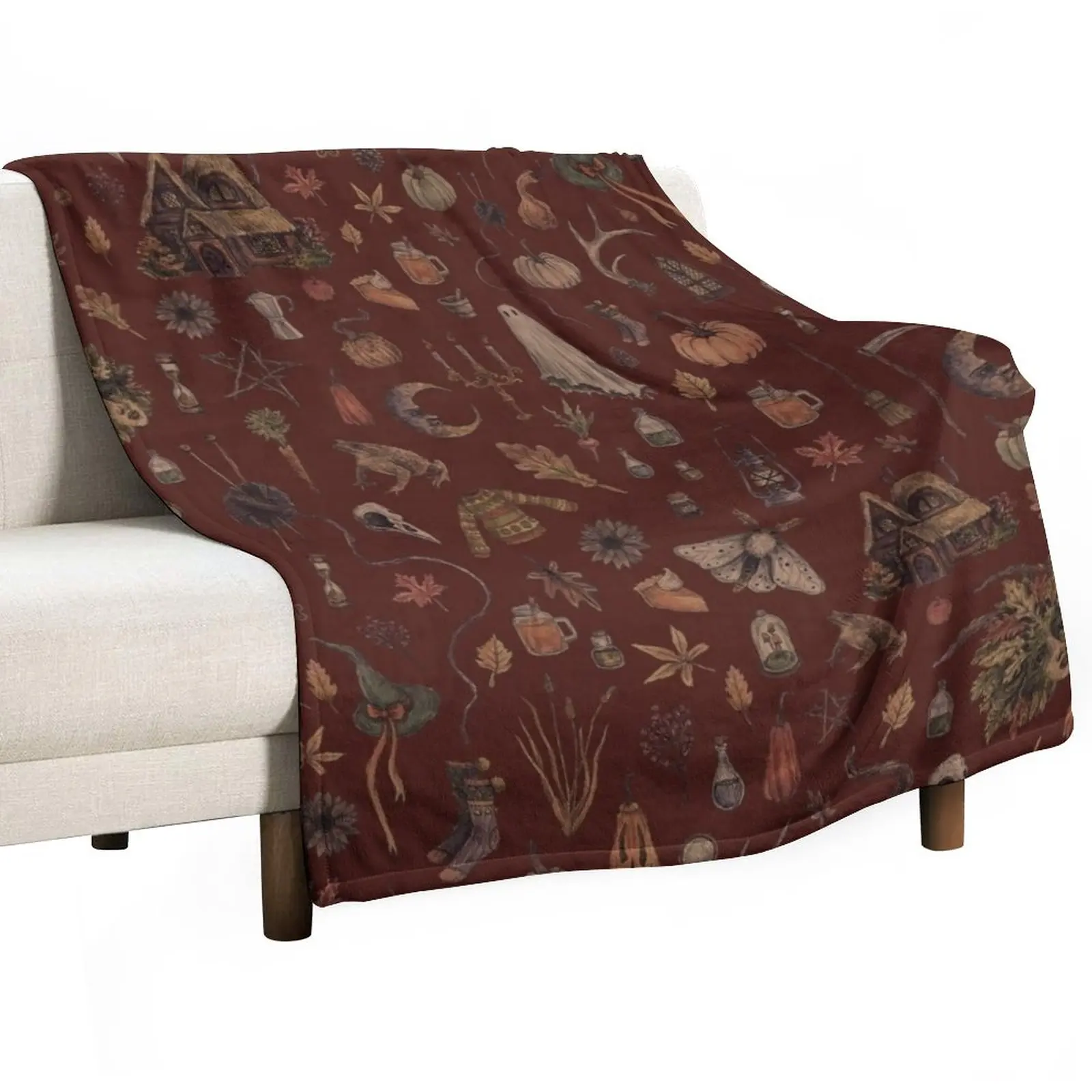 

Cozy Crone Throw Blanket Polar Soft Plush Plaid Blankets