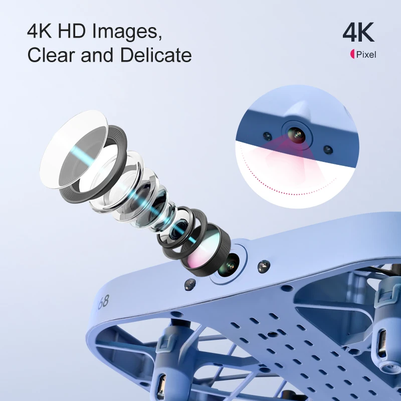 JJRC H107 RC Mini Grid Quadcopter Drone 4K 8K Helicopter Toy Drone Headless 360 Degree Flip LED Kids Small Remote Control Plane 3