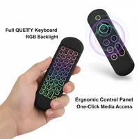 MRSVI Air Mouse Remote Control M5 Wireless 2.4G&Bluetooth With 7 Color Backlit Gyroscope Keyboard for Smart Android TV Box,PC 4
