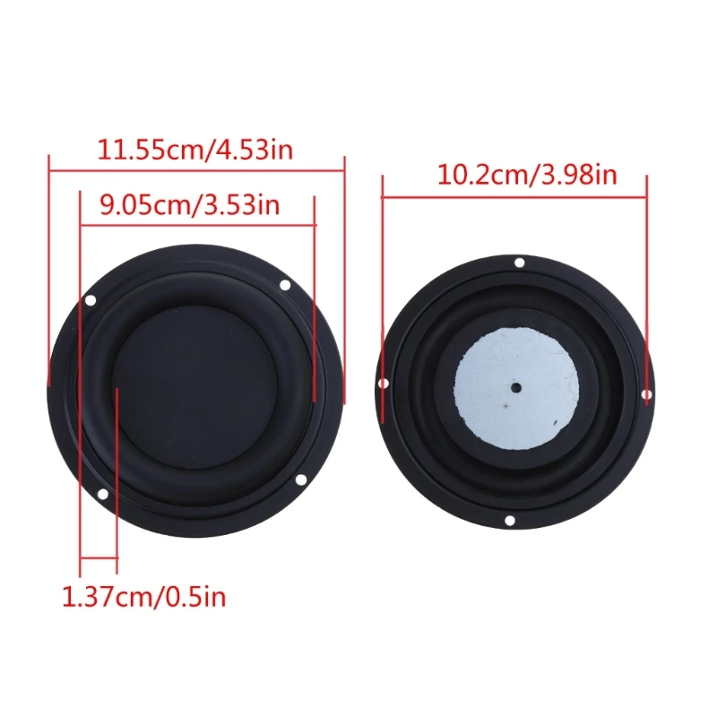 Universal Passive Woofer Radiator for Low Frequency Audio Enhancement