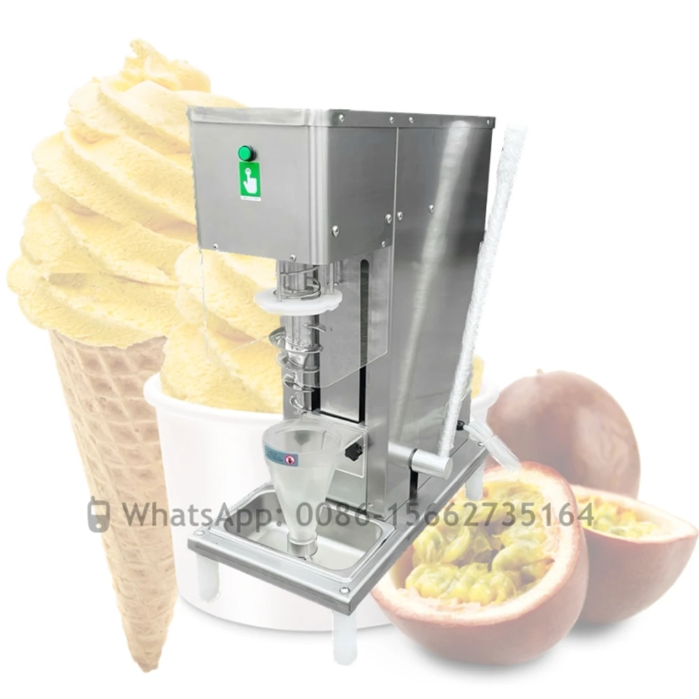 Commercial Electric Swirl Drill Ice Cream Mixer Machine 750W Frozen Yogurt Ice Cream Machine With Cleaning Function 4