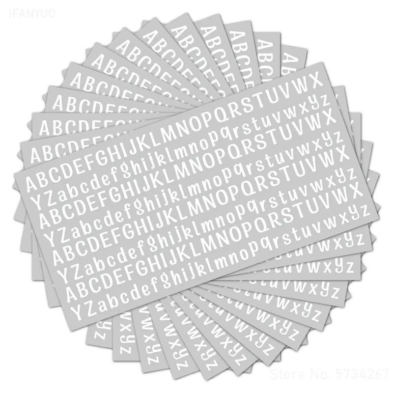 Black White English Letters Alphabet Uppercase lowercase Stickers Self-adhesive DIY Scrapbooking Diary Journal Planner Photo cartoon stickers,decorative stickers,self adhesive stickers,custom stickers,stationery stickers,anime stickers,paper stickers,adhesive stickers,decorative labels stickers,animal stickers