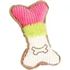 1pc Dog Squeaky Toys, Bones Plush Dogs Chew Toy for Small Medium Breed Puppy Aggressive Chewer Pets Puppy Playing Cleaning Teeth 3
