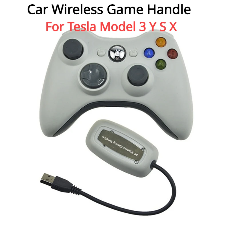 Maniglia Di Gioco Wireless Per Tesla Model 3 Y S X Screen Controller Tablet Joystick Interni Refit Trim Per Accessori Xbox 2021 ~ 23