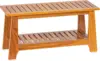 24" Teak Shower Bench With Shelf/Shower Benches For Inside Shower/Teak Shower Seat/Bathroom Bench/Teak Wood Benches For Showers 1