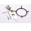 30 Inch LPG/NG Gas Cooktop Dual Fuel 5 Sealed Brass Burner Stainless Steel Hob 110V AC pulse Ignition Stainless 6