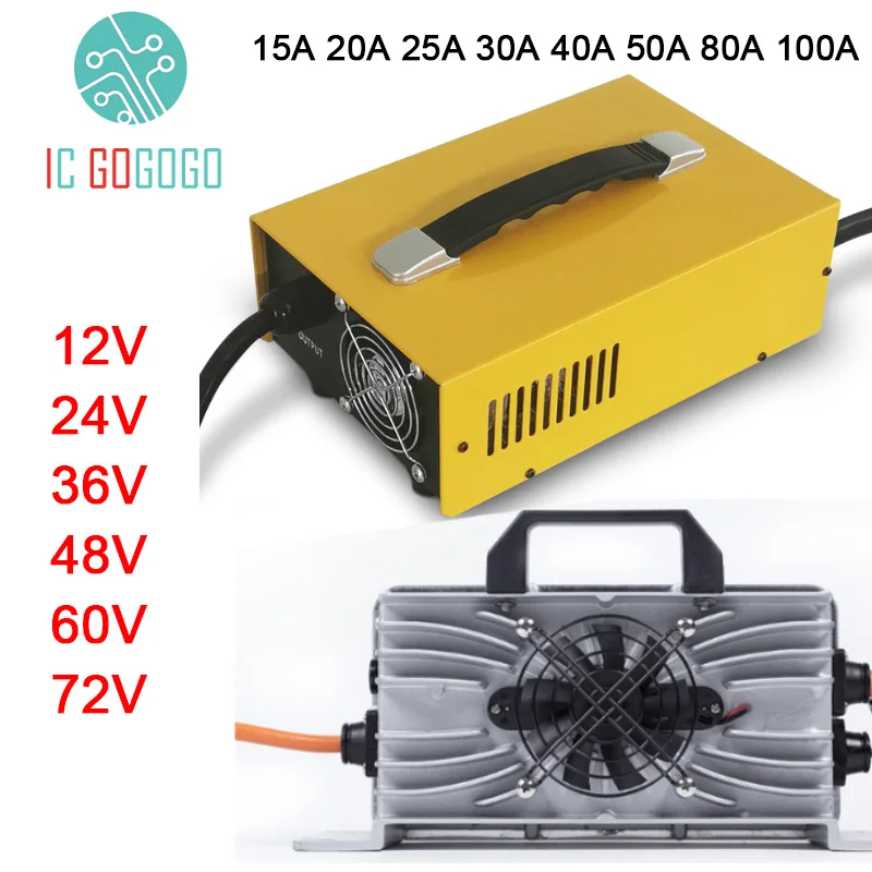 新品未使用　リチウムイオンバッテリー充電器 　36v 20a LiTime 24V 20A バッテリー充電器 – LiTime-JP