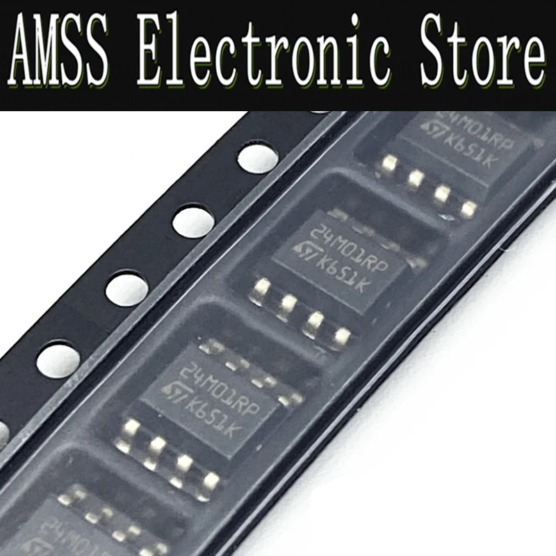 

AMSS 10 шт. M24M01-RMN6TP SOP-8 Шелковый экран 24M01RP Chip IC новый оригинальный