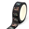 2024 NEW 1pc 10M Decorative Moon Haunted House Halloween Washi Tape for Scrapbooking Masking Tape Cute Journaling Stationery 1