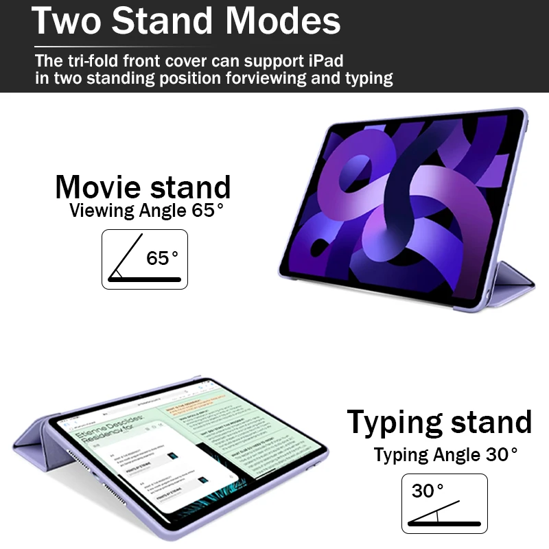 Case Funda Accessories For iPad 5/6/7/8/9/10th Generation iPad Air 1/2/3/4/5 Pro 12.9 Pro 11 Mini 6 Protective Cover ipad case tablet case