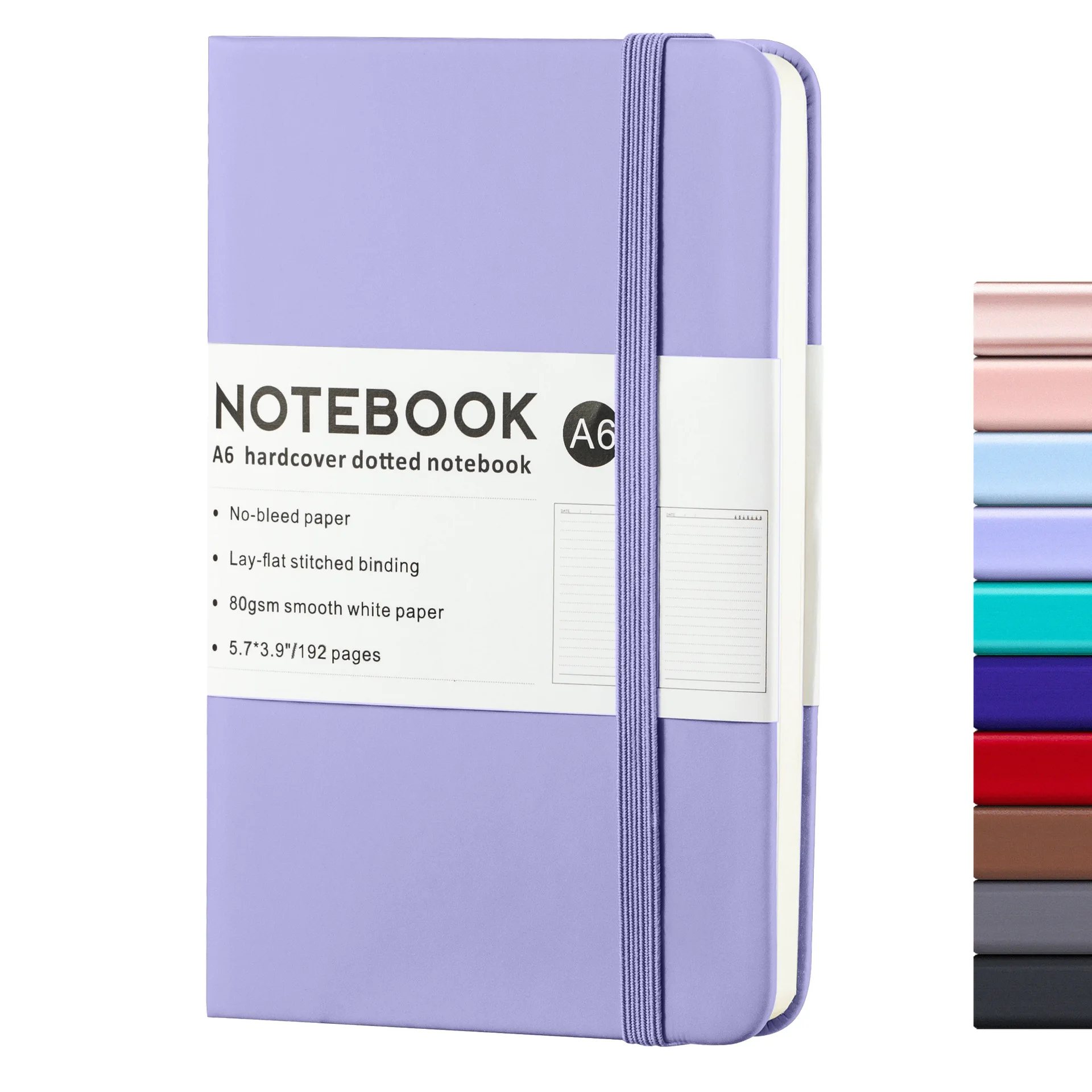 

A6 Notebooks Journals Diary Elastic Bandage Sketchbook High Quality Stationery Writing Pads Office School Supplies Planner