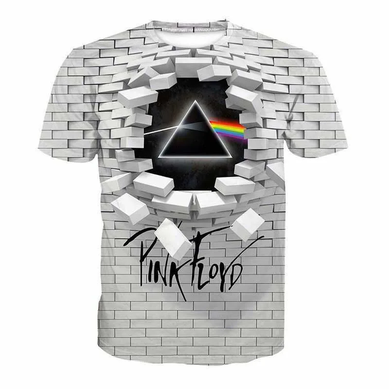

Brand new, summer 3D pattern men's short sleeved T-shirt, round neck top, retro fashion, fun, plus size
