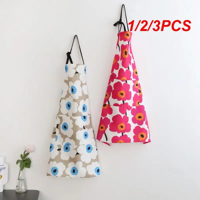 

1/2/3 шт., Кухонный Фартук с цветочным узором