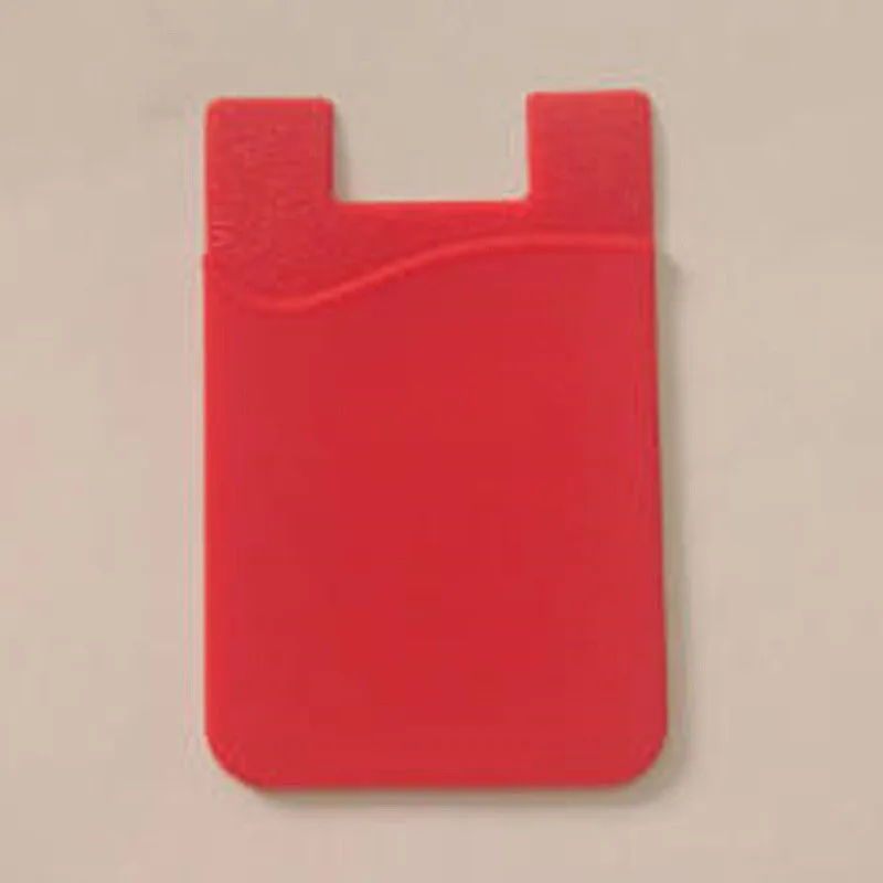 Silicone Adhesive Phone Card Holder - Portable & Creative Design