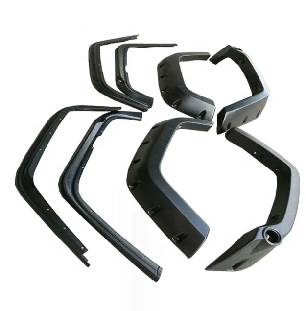 

Заводские настраиваемые 8 шт. колесные брови для Jeep for Wrangler для JK Bush WACKER колесные диски для брызговиков в карманном стиле 2007-2015