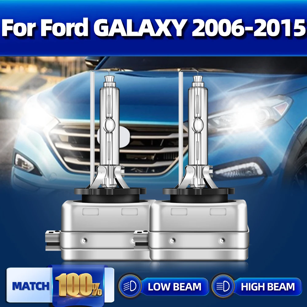 

35W D1S Xenon HID Light Bulbs 6000K Car Headlight 20000LM Auto Lamp For Ford GALAXY 2006-2008 2009 2010 2011 2012 2013 2014 2015
