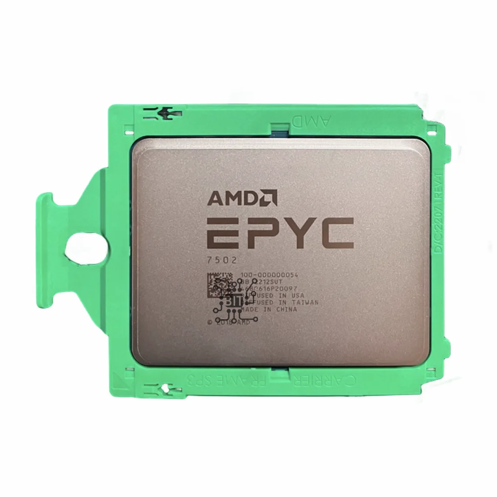 

Процессор AMD EPYC 7502, 32 ядра, 64 потока, 2,5 ГГц, 7 нм, 128 Мб, 180 Вт
