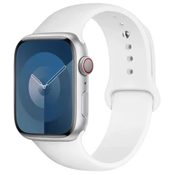 Sport Silicone Smartwatch Strap - Versatile Fit and Stylish Design for 40 41 S11 - 10 42mm ML (9 White)