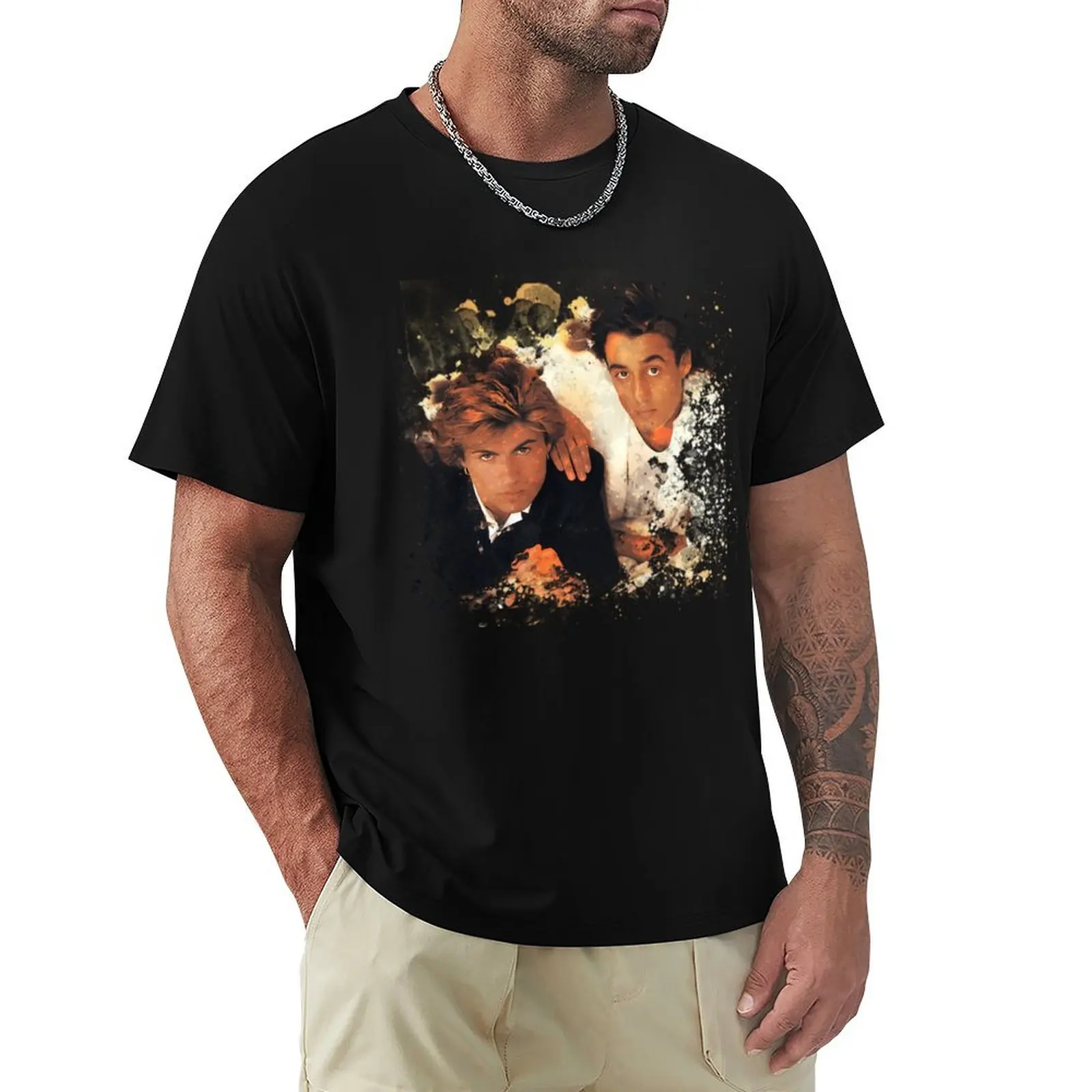 

Last Christmas Album - Vintage Band UK T-Shirt tees vintage clothes summer tops animal prinfor boys mens clothing