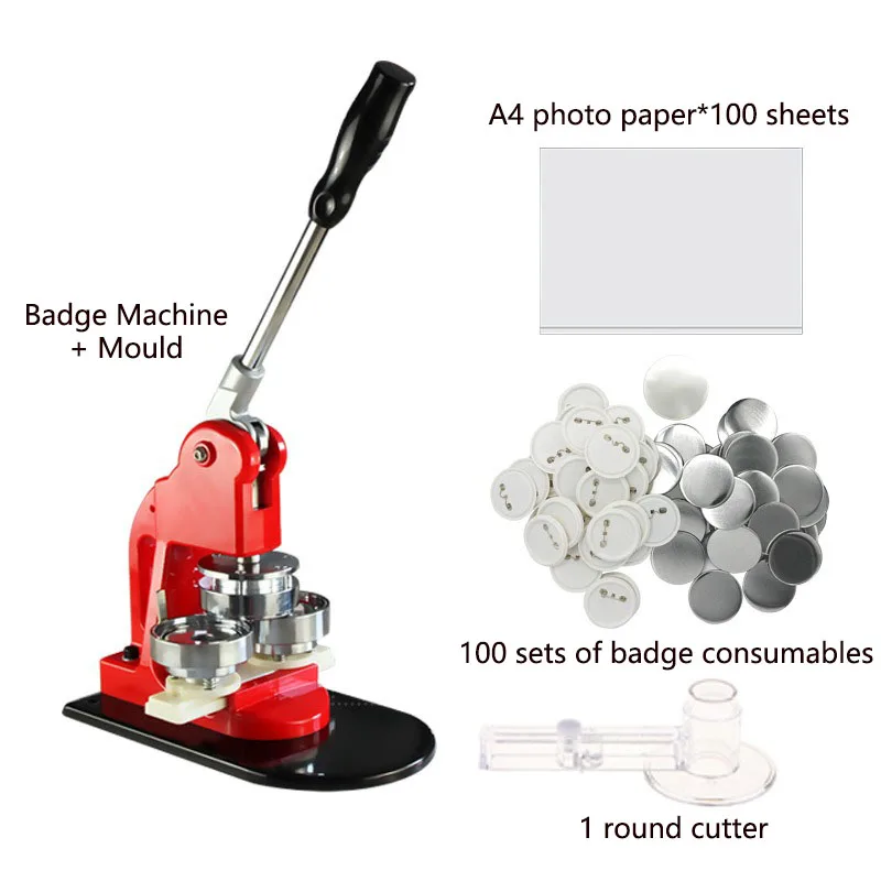 

Badge Making Machine JY-X01 Customized Equipment DIY Brooch Keychain Badge Making Machine Pin Epaulette Pressing Machine
