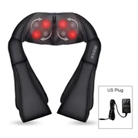 Shiatsu Neck and Shoulder Massager Heated Back Massager U Shape Deep Kneading Electric Massage Pillow For Neck Waist Leg Body 6