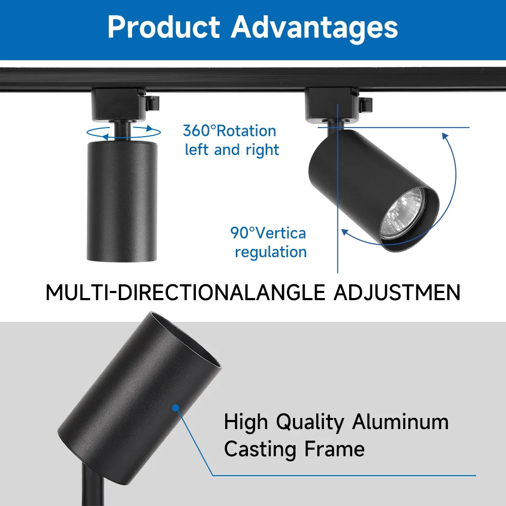 LED Track Ceiling Spotlights Set 4