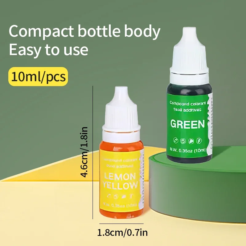 Food-Grade Coloring 24Color 10ml/Bottle for Baking Decorating Cake Cream DIY Makaron Cookies Kitchen Baking Supplies Accessories cake decoration cake decorations baking decorations cake decorating tools baking supply