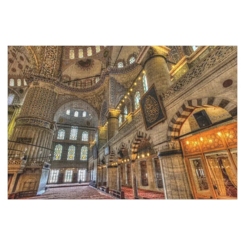 Istanbul Blue Mosque Jigsaw Puzzle Custom Gifts Custom With Photo Custom Wood Photo Personalized Gifts Puzzle
