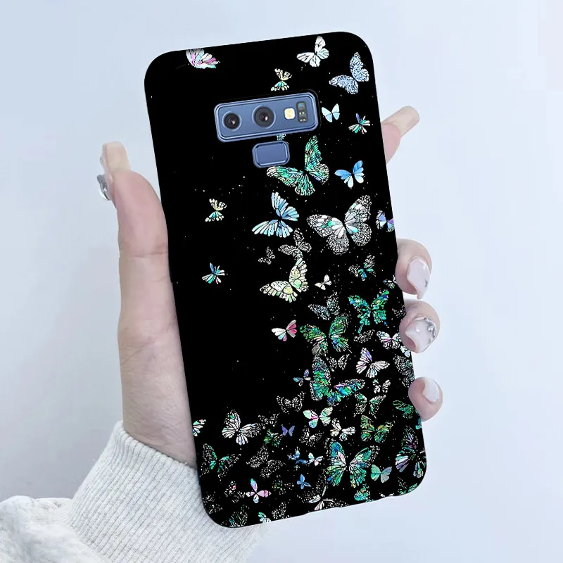 Butterfly Flowers Girl Design Soft Silicone TPU Phone Case